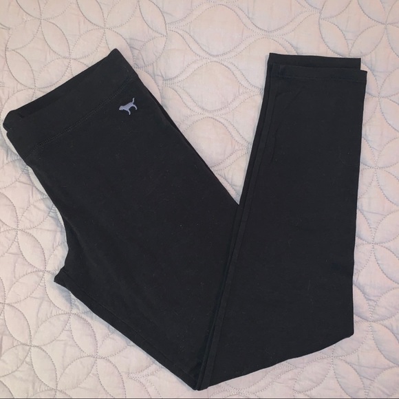 PINK Victoria's Secret Pants - Victoria Secret Pink Leggings Black Large
